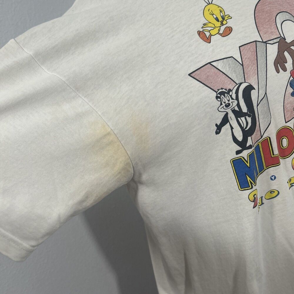 Fruit of the Loom T Shirt Mens Large Y2K‎ Milooneyum 2000 No Problem - Picture 2 of 11